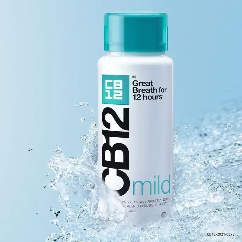Cb12 Bain de bouche doux Bain de bouche halitose à la menthe douce, 2X250 Ml