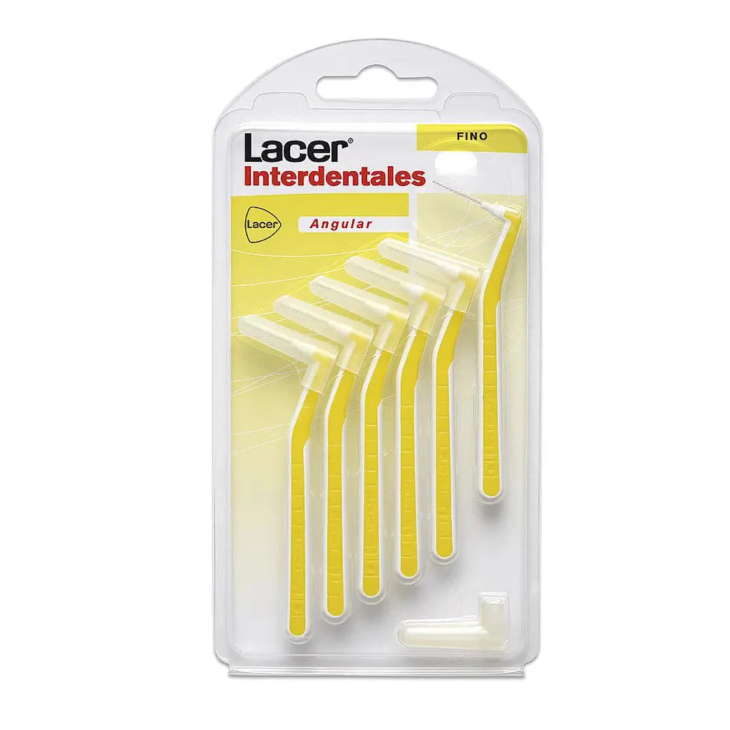 Lacer Interdental Angular Interdental Brush Extrafine Soft Yellow, 6 pieces