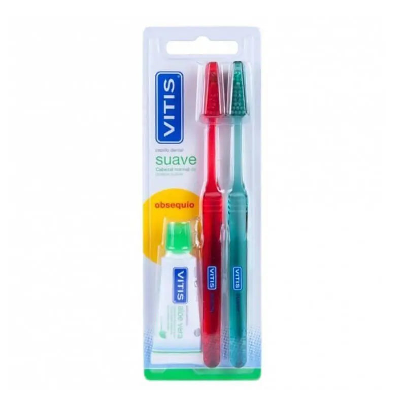 VITIS Duplo Soft Toothbrush + Toothpaste 15 ml