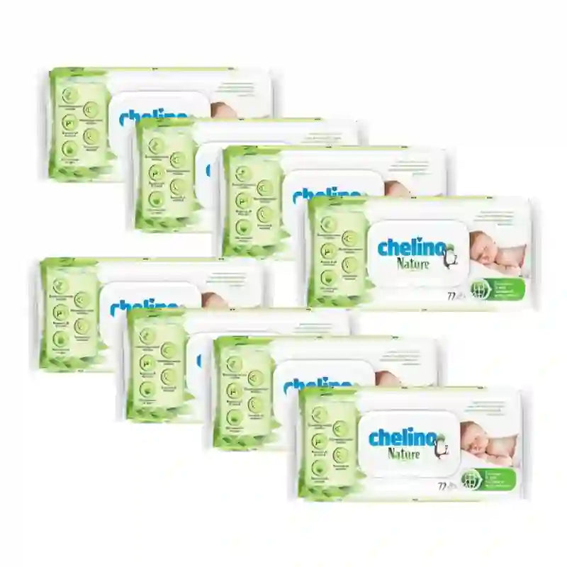 Chelino Nature Baby Wipes , 8X72 unités