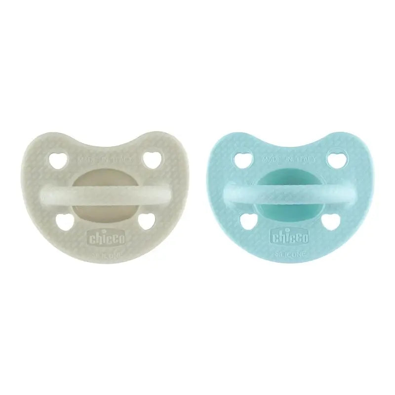 Chicco Sucette Physioforma Luxe 6-16 Az-Gr , 2 unités