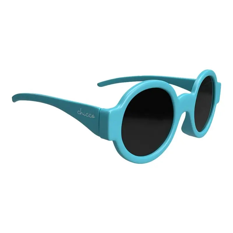 Lunettes de soleil Chicco bleues rondes 0M+ , 1 pièce