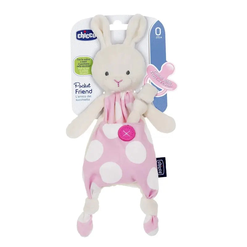 Chicco Attache-sucette Pocket Friend Bunny Rose