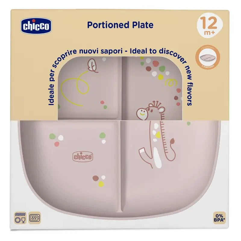 Chicco Plat avec compartiments 12M+ Rose