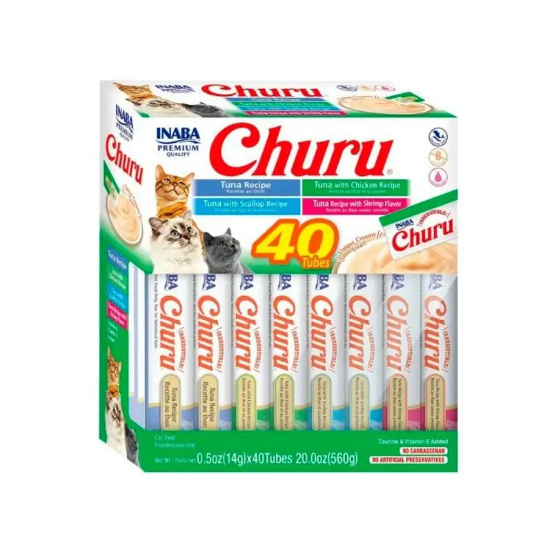 Churu Cat Thon et fruits de mer 40X14Gr