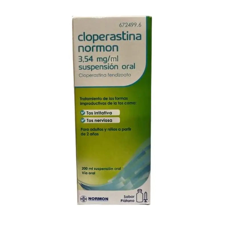 Cloperastine Normon Efg 3.54 Mg/ ml Suspension orale 200 ml