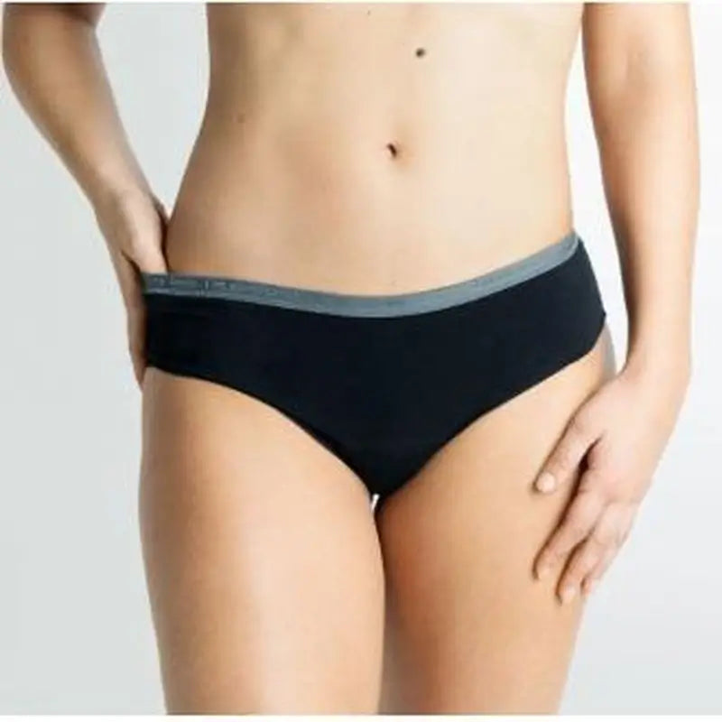 Cocoro Menstrual Panty Black/Grey Heavy Flow 2/S.
