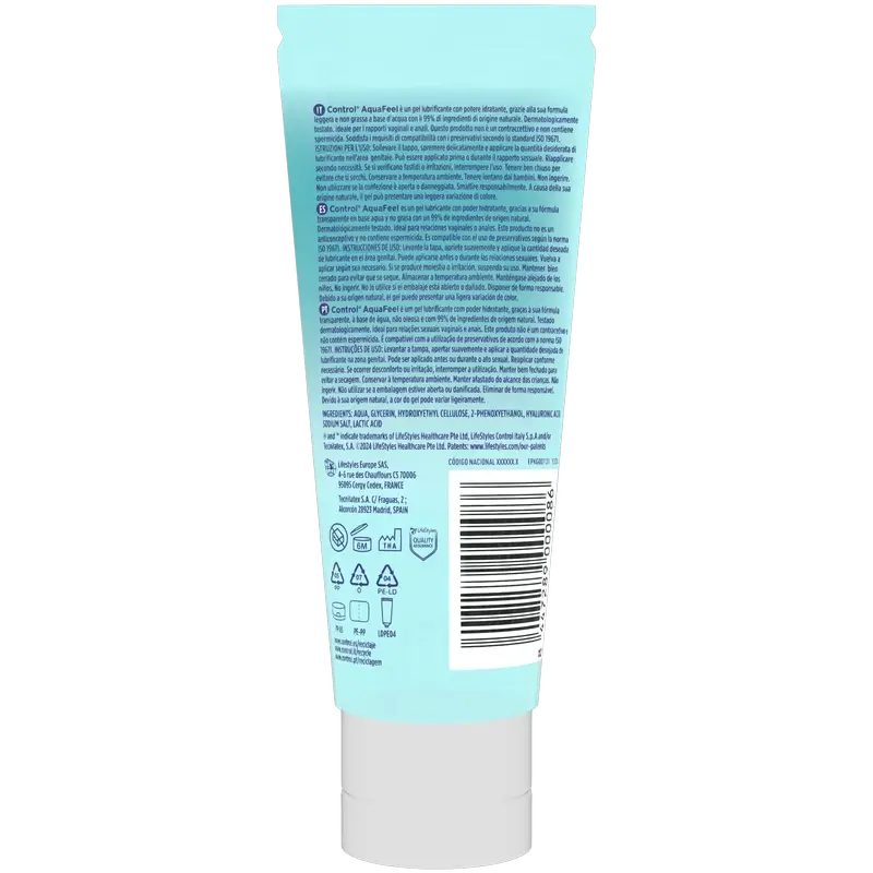 Control Aquafeel Tube Lubricant, 80 ml