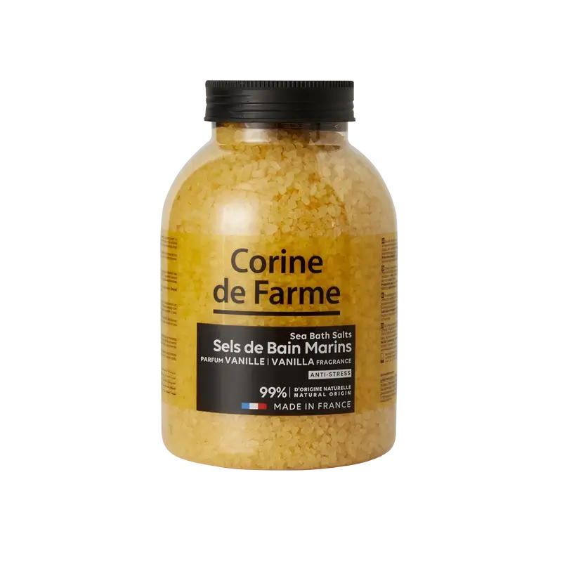 Corine De Farme Sels de bain Vanille, 1400 gr