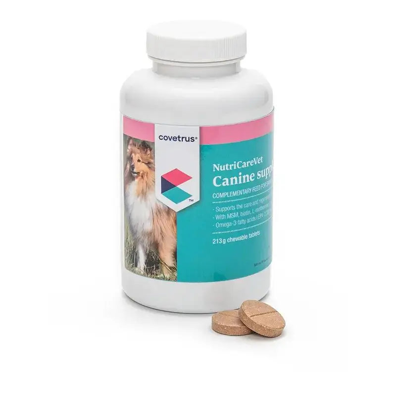 Covetrus Nutricarevet Supplément pour la peau et le pelage pour chiens, 85Cpd