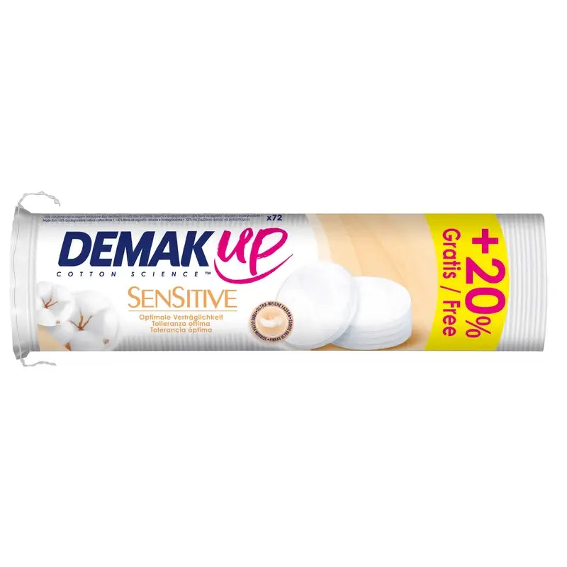 Demak'Up Sensitive Round, 72 pièces