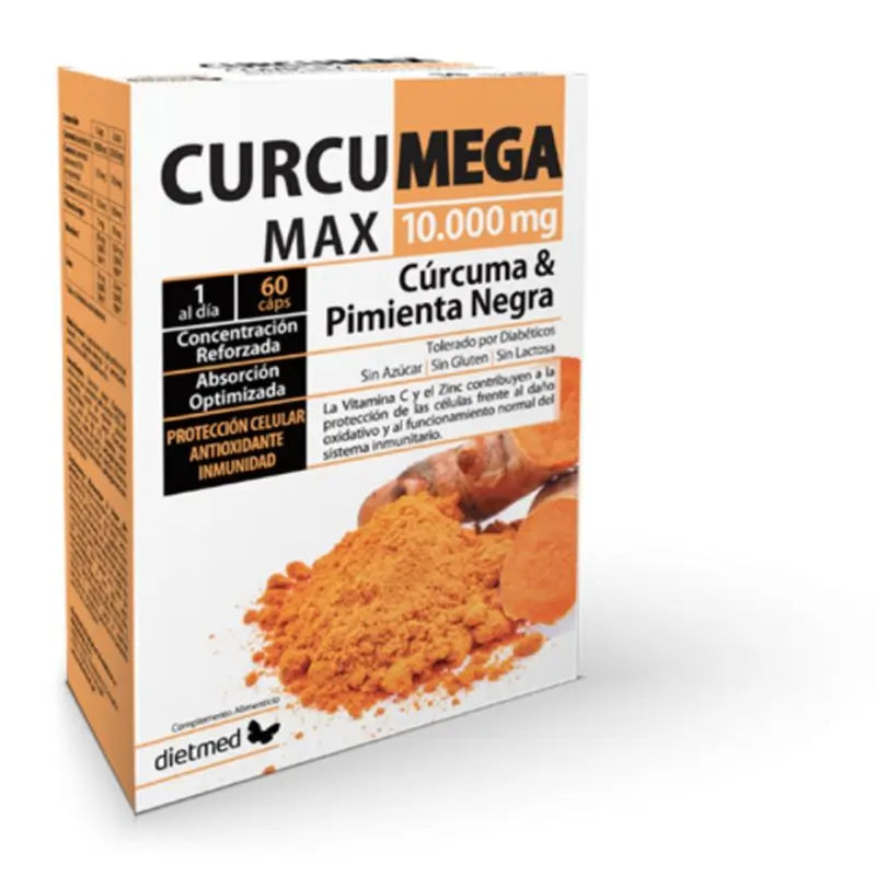 Dietmed Curcumega Max , 60 cápsulas