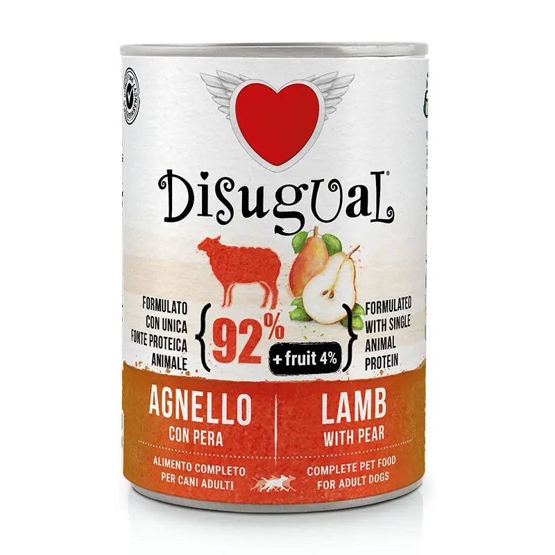 Disugual Fruit Dog Lamb Pear 6X400Gr