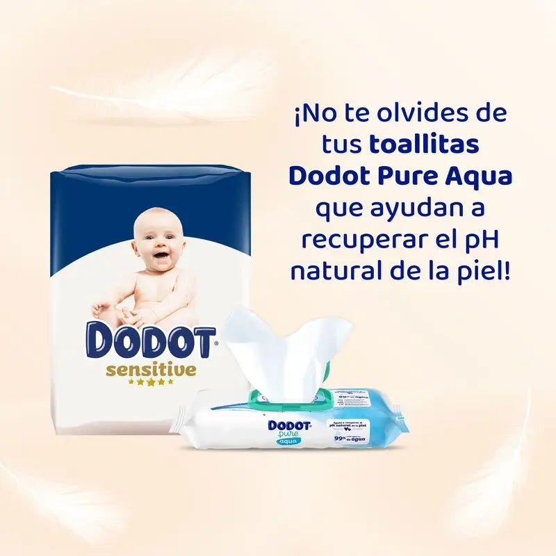 Dodot Sensitive Taille 1, 2kg-5kg, 90 couches