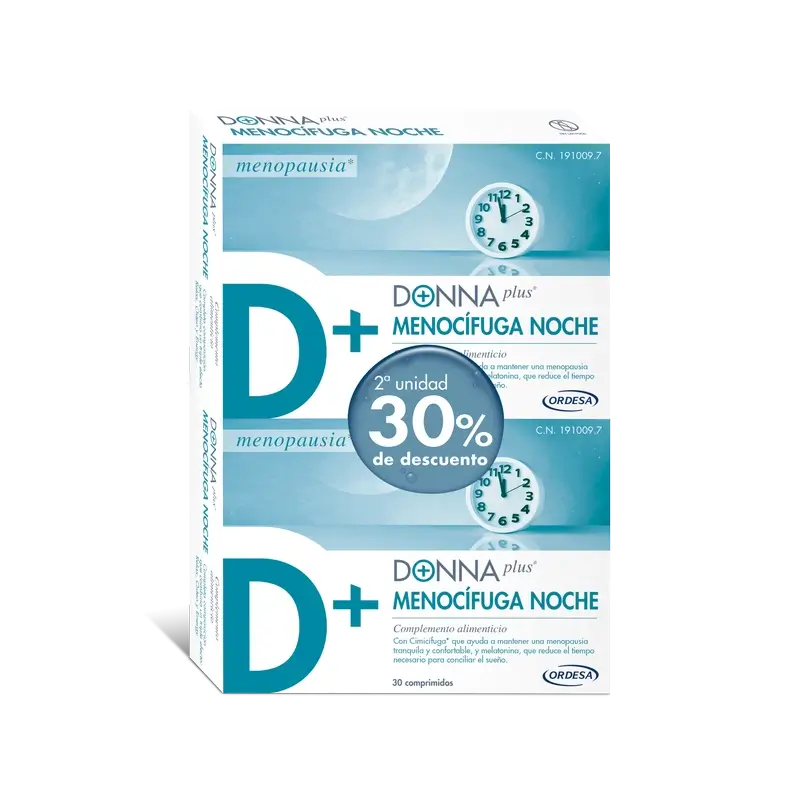 Donnaplus Duplo Menocífuga Night Supplement 2nd Unit 30% de réduction