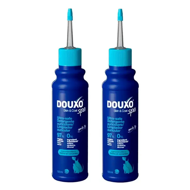 Douxo Skin & Coat Spa Nettoyant Auriculaire, Pack 2 x 120 ml
