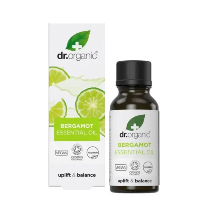 Dr.Organic Huile essentielle de bergamote bio et 100 % pure, 10 ml