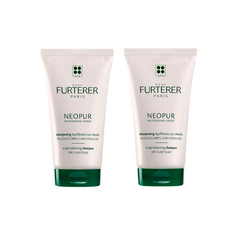 Rene Furterer Pack Neopur dry dandruff shampoo, 2x150 ml