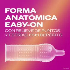 Durex Dame Placer 12 Préservatifs + Lubrifiant Fraise 50 ml