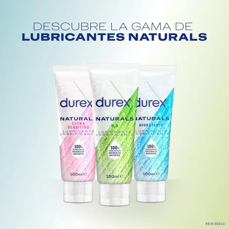 Durex Duplo Naturals Gel Lubrifiant 2ème unité 50% 50%.