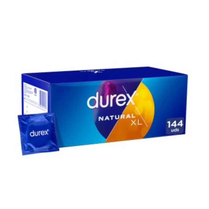 Durex Natural XL Extra Largue, 144 préservatifs