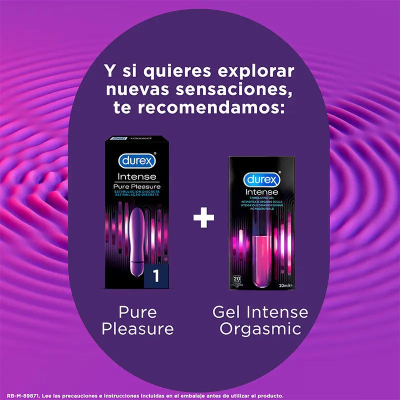 Durex Vibrator Mini Intense Orgasmic Pure Pleasure, gode clitoridien pour femmes