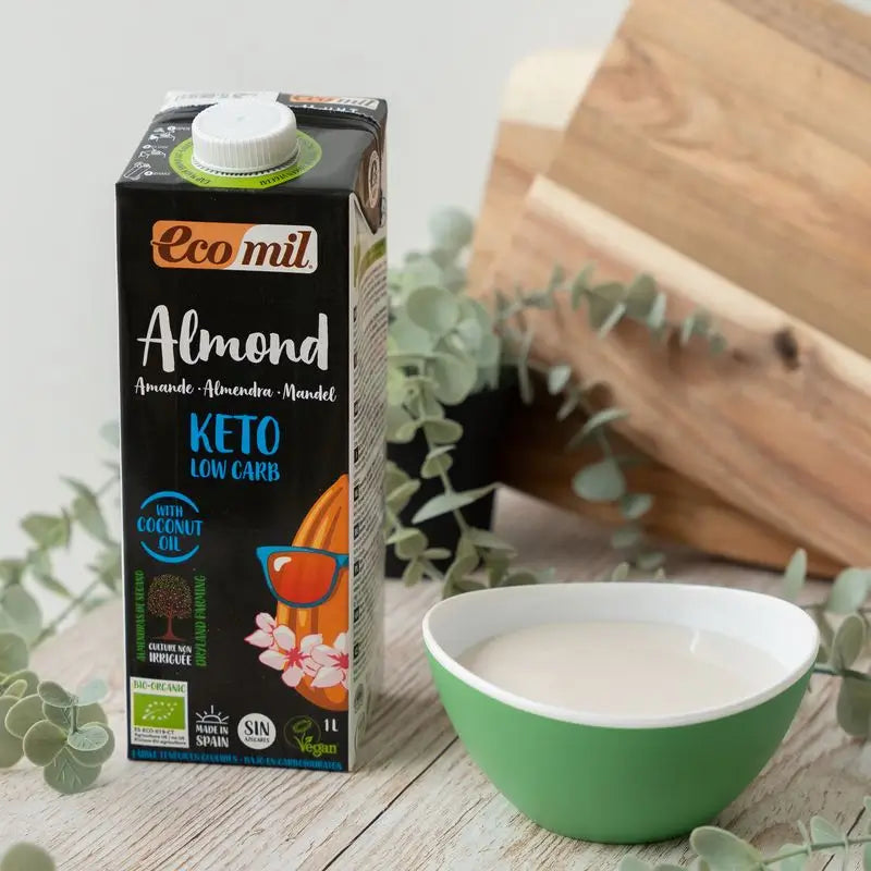 Ecomil Amande Nature Keto Bio, 1L x 6 pcs.
