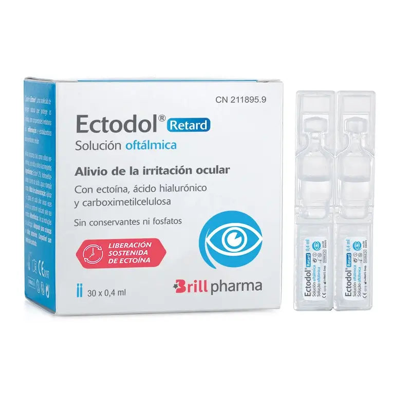 Ectodol Retard Solution Ophtalmique 30 Dose Unique X 0.4 ml