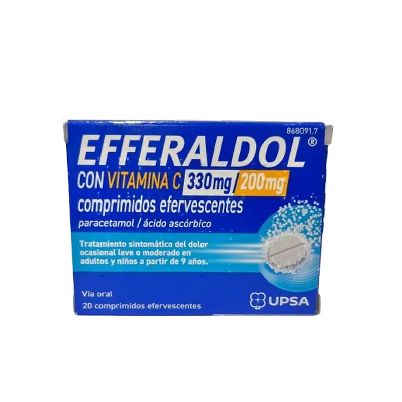 Efferaldol Vitamine C 20 Comprimés Effervescents