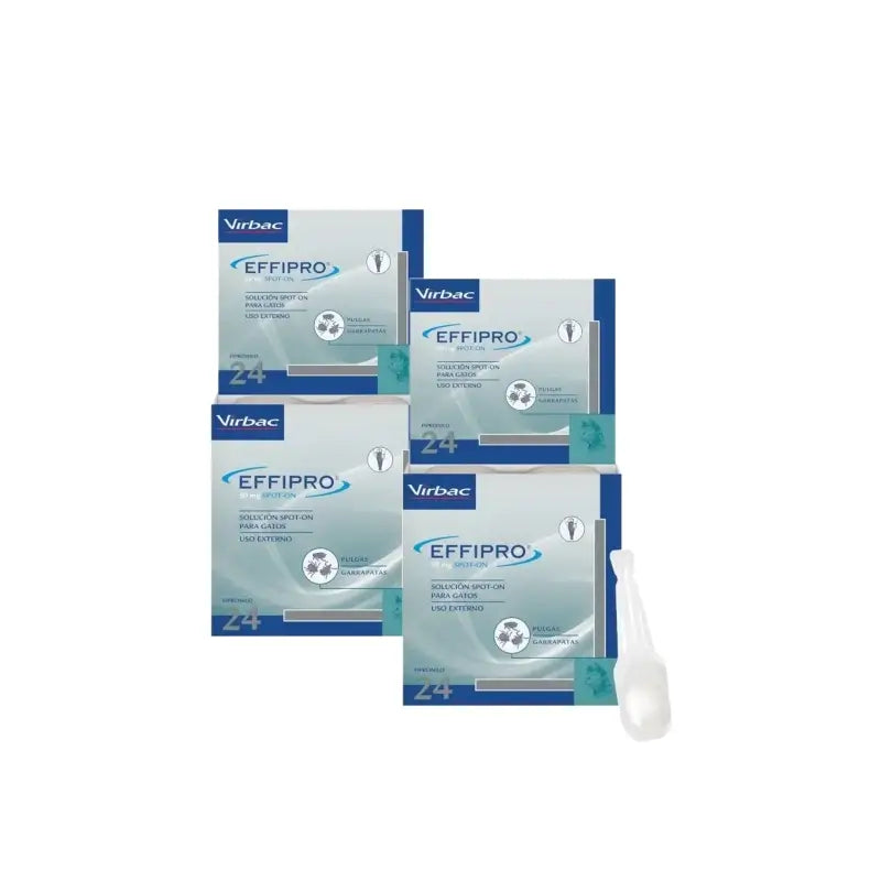 Effipro 50 mg Spot-On pour chats, lot de 2