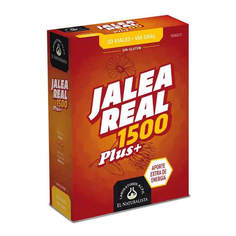 El Naturalista Royal Jelly 1500 Plus + 20 Vials
