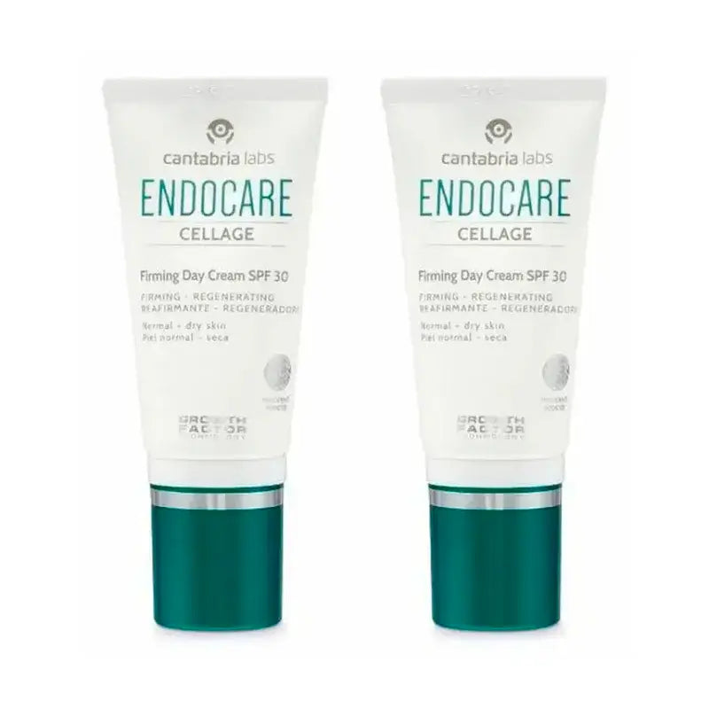 ENDOCARE Cellage Crème de jour raffermissante SPF 30, paquet de 2 x 50 ml
