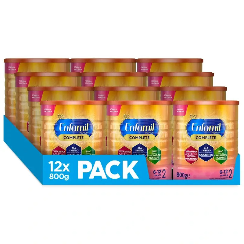 Enfamil Complete 2 lait maternisé, 12 x 800 g