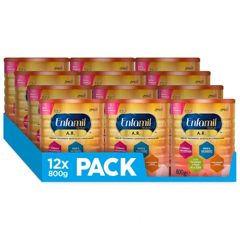 Enfamil Formule A.R. pour la prise en charge diététique des régurgitations, 12 x 800 Gr.