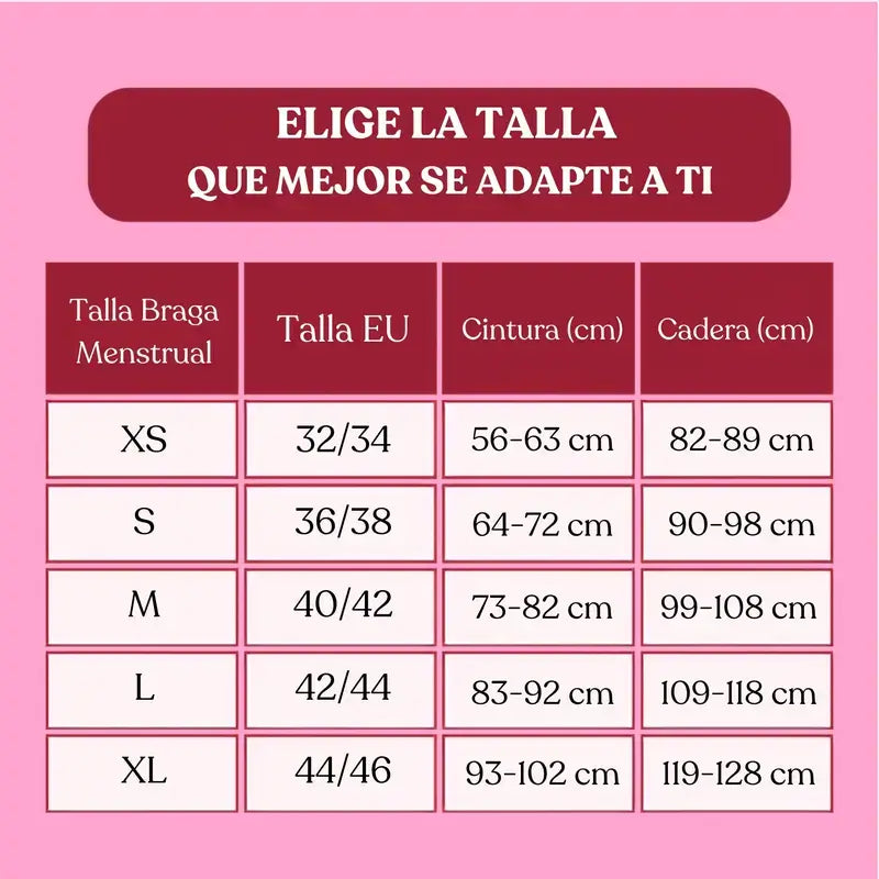 Enna Menstrual Panty Modern Hipster Night - Heavy Flow, Taille M, Noir, Pack 2 unités