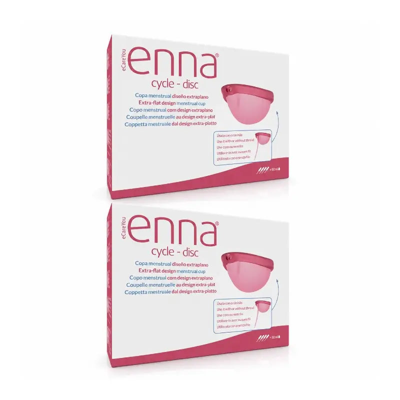 Coupe menstruelle Enna Cycle Disc, paquet de 2