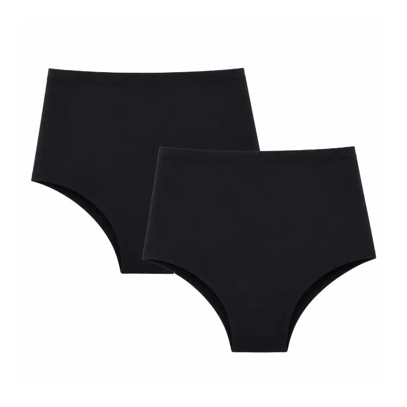 Enna Incontinence Femmes Taille Haute 40 Ml Absorption, Taille 2XL, Noir Pack 2 PCs