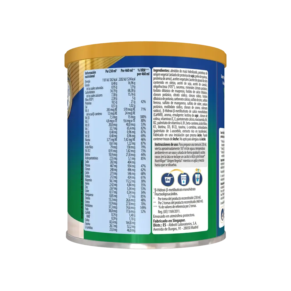 Ensure Nutrivigor Vegetable Origin Almond Flavour Adultes, 400 grammes