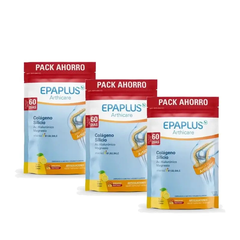 Epaplus Arthicare Collagène au goût de citron, 60 jours, 668,5 g, lot de 3