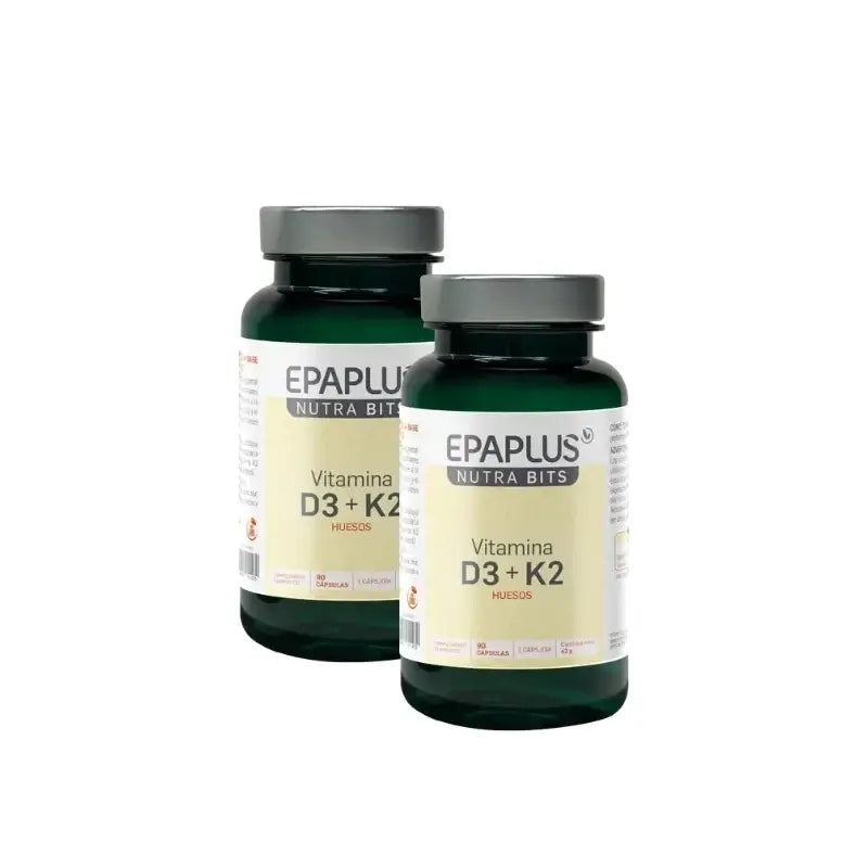 Epaplus Nutrabits Vitamine D3+K2, 90 gélules, lot de 2