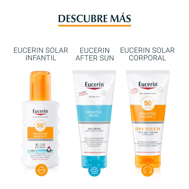 Eucerin Facial Sun Care Oil Control Dry Touch SPF50+ Medium Colour, 50 ml