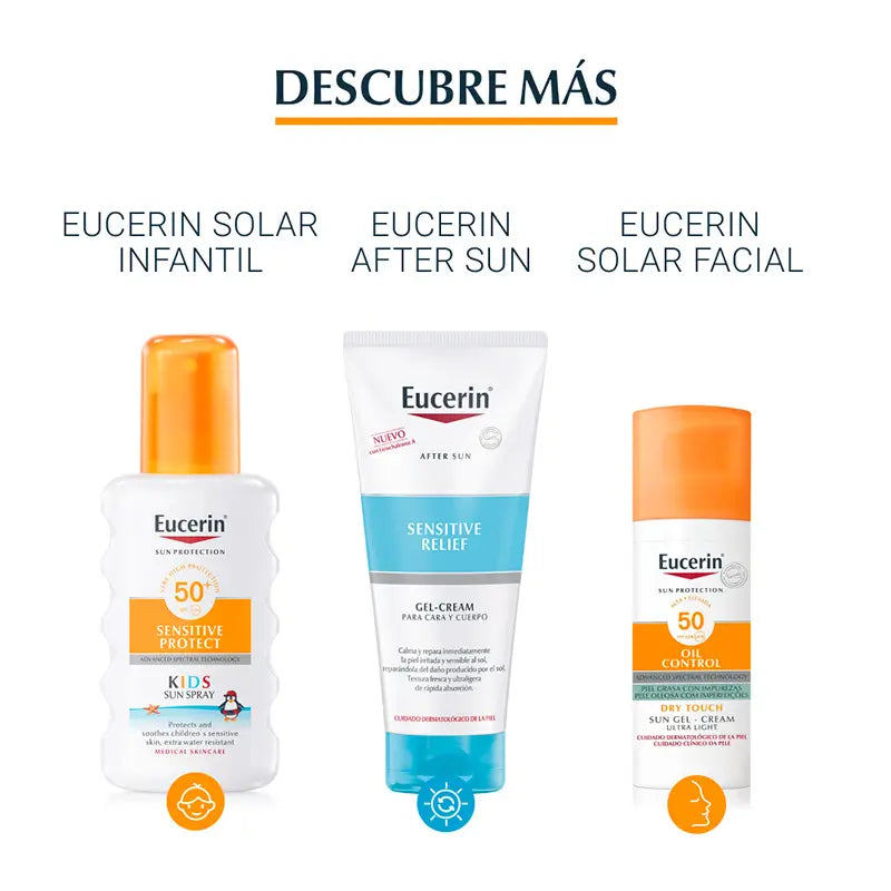 Eucerin Solar Sensitive Protect Sun Spray SPF50, 200 ml