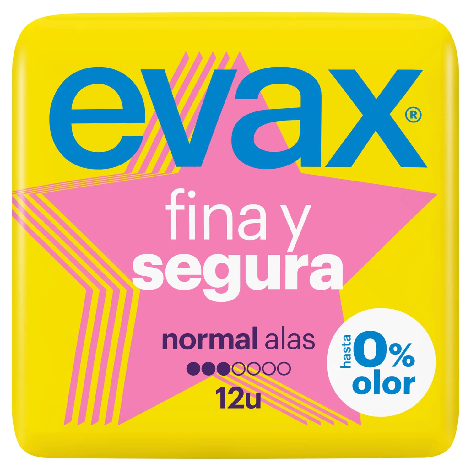 Evax Thin & Safe Compresses Normal With Wings , 12 unités