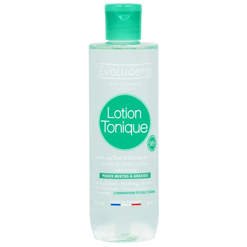 Evoluderm Lotion tonique pour peaux mixtes, 250 ml