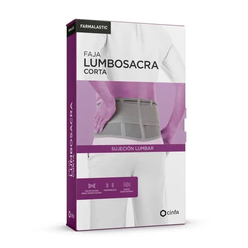 Farmalastic Double Reinforced Lumbar Girdle, Size 1