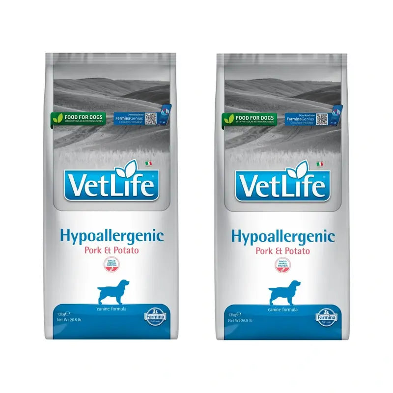Farmina Vet Life Cat Hypoallergenic Pig Adult 1,5Kg, nourriture pour chats, paquet de 2