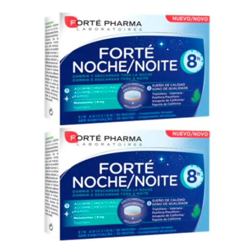 Forté Pharma Duplo Forté Night 8H, 2 x 30 comprimés