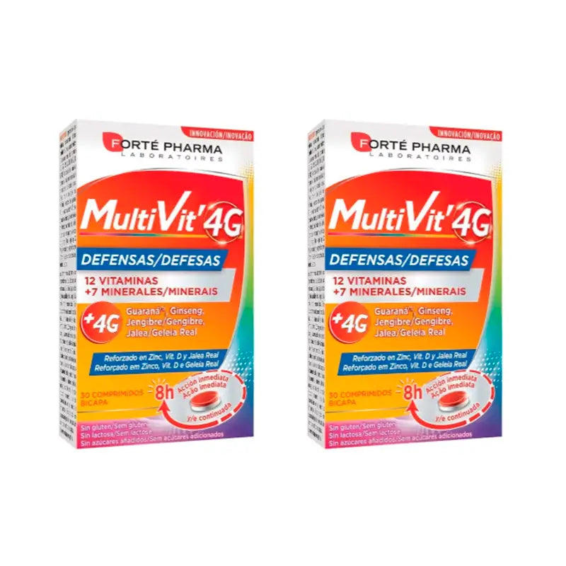 Forté Pharma Duplo Multivit 4 gr Défenses