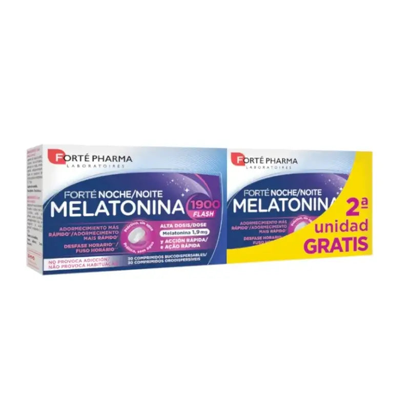 Forté Pharma Melatonin Flash Pack, 2 x 30 comprimés