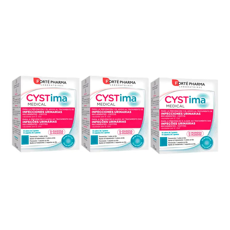 Forté Pharma Triplo Cystima Medical, 3 x 14 Enveloppes